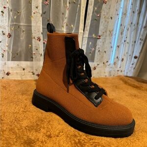 Burnt orange boots. Brand new.